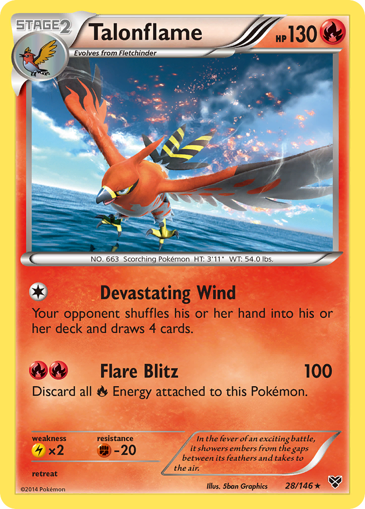 Talonflame (28/146) [XY: Base Set] | GnG Games