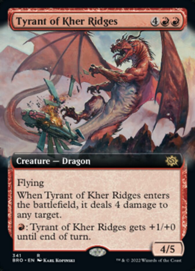 Tyrant of Kher Ridges (Extended Art) [The Brothers' War] | GnG Games