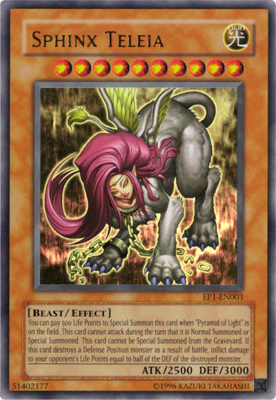 Sphinx Teleia [EP1-EN003] Ultra Rare | GnG Games