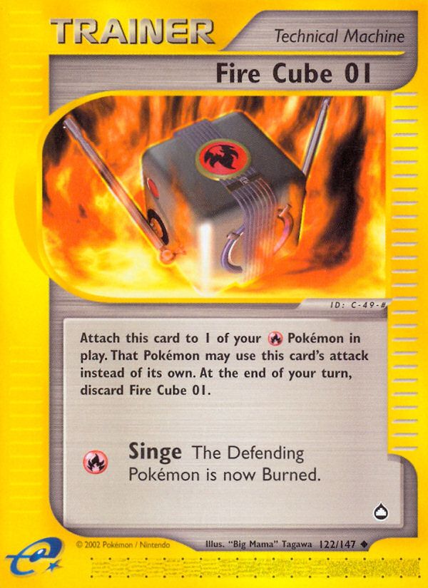 Fire Cube 01 (122/147) [Aquapolis] | GnG Games