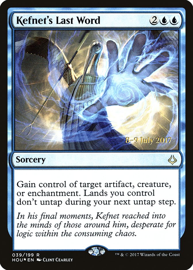 Kefnet's Last Word  [Hour of Devastation Prerelease Promos] | GnG Games