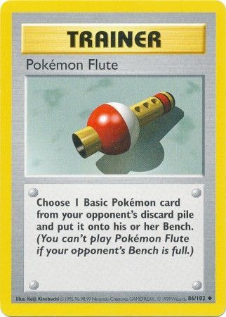 Pokemon Flute (86/102) [Base Set Shadowless Unlimited] | GnG Games