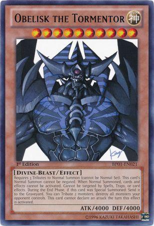 Obelisk the Tormentor [BP01-EN021] Rare | GnG Games