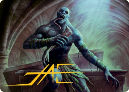 Ghoul Art Card (Gold-Stamped Signature) [Dungeons & Dragons: Adventures in the Forgotten Realms Art Series] | GnG Games