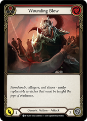Wounding Blow (Red) [U-WTR203] (Welcome to Rathe Unlimited)  Unlimited Rainbow Foil | GnG Games