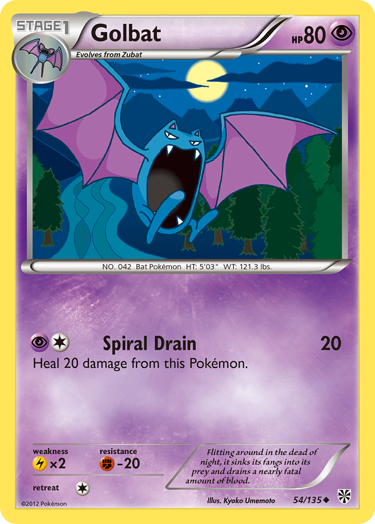 Golbat (54/135) [Black & White: Plasma Storm] | GnG Games