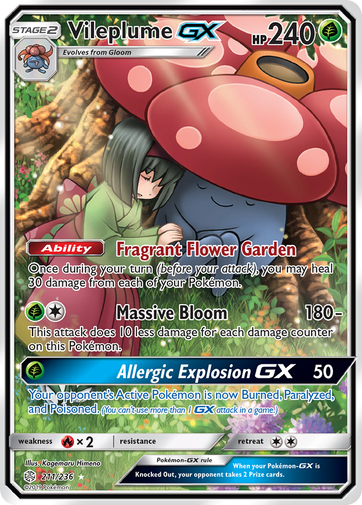 Vileplume GX (211/236) [Sun & Moon: Cosmic Eclipse] | GnG Games