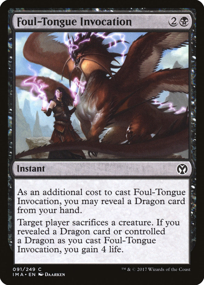 Foul-Tongue Invocation [Iconic Masters] | GnG Games