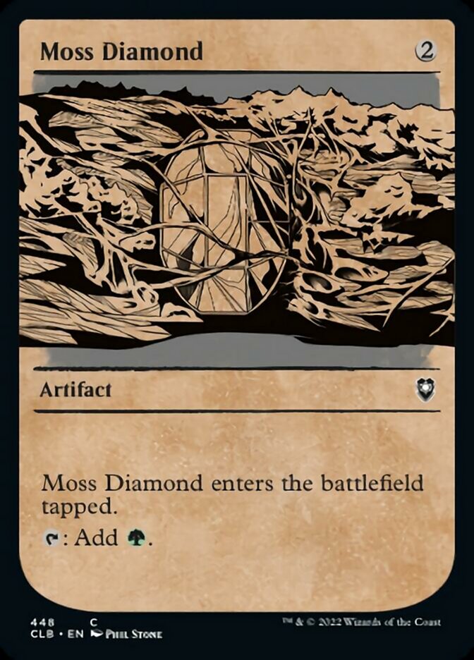 Moss Diamond (Showcase) [Commander Legends: Battle for Baldur's Gate] | GnG Games