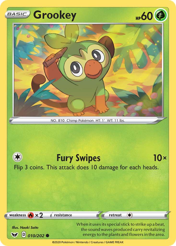 Grookey (010/202) [Sword & Shield: Base Set] | GnG Games