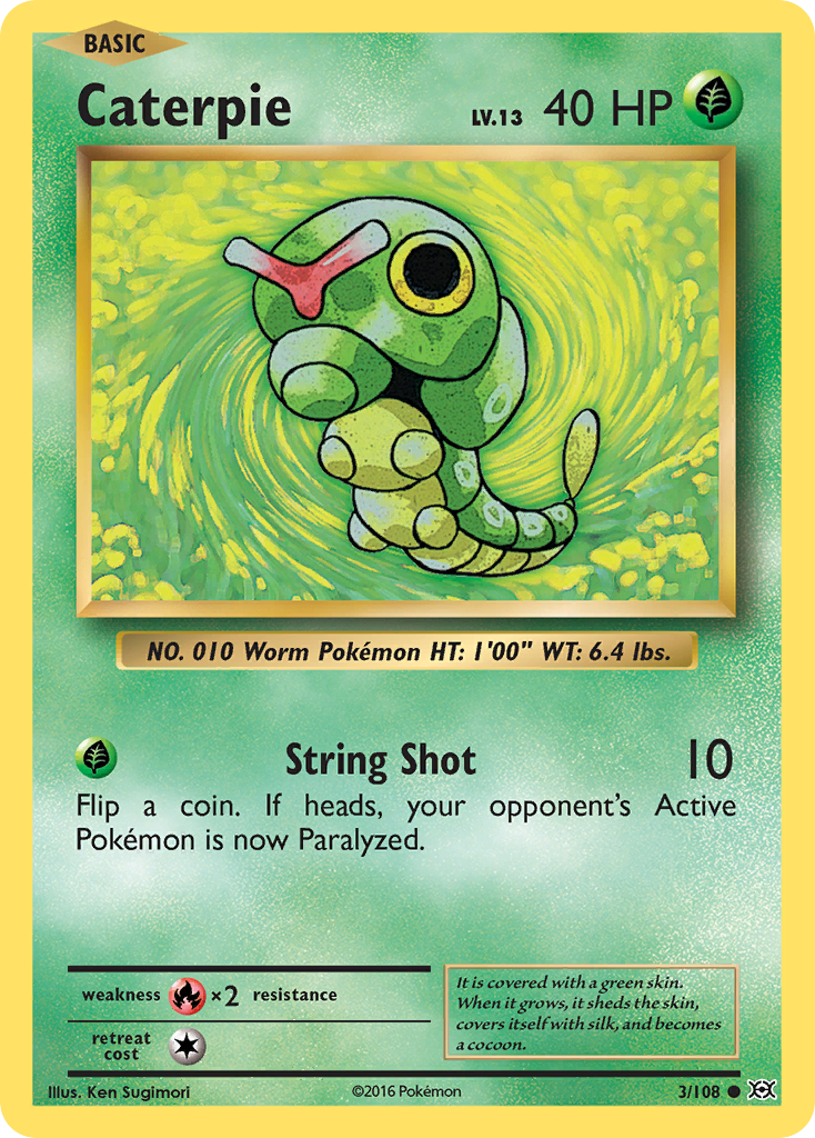 Caterpie (3/108) [XY: Evolutions] | GnG Games