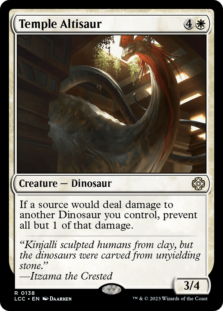 Temple Altisaur [The Lost Caverns of Ixalan Commander] | GnG Games