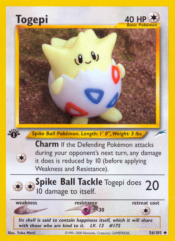 Togepi (56/105) [Neo Destiny 1st Edition] | GnG Games