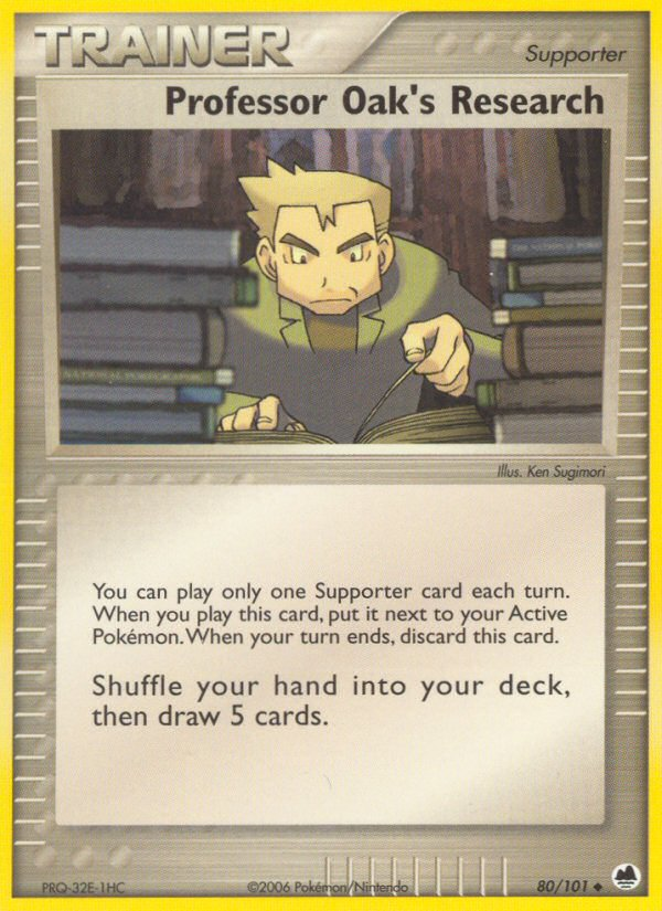 Professor Oak's Research (80/101) [EX: Dragon Frontiers] | GnG Games