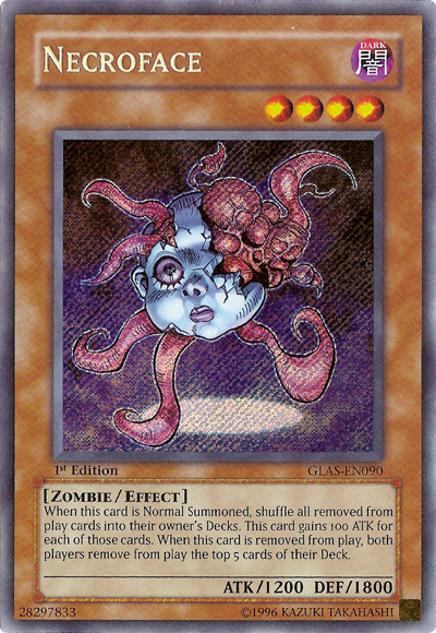 Necroface [GLAS-EN090] Secret Rare | GnG Games