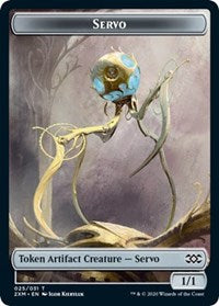 Servo // Soldier Double-sided Token [Double Masters Tokens] | GnG Games