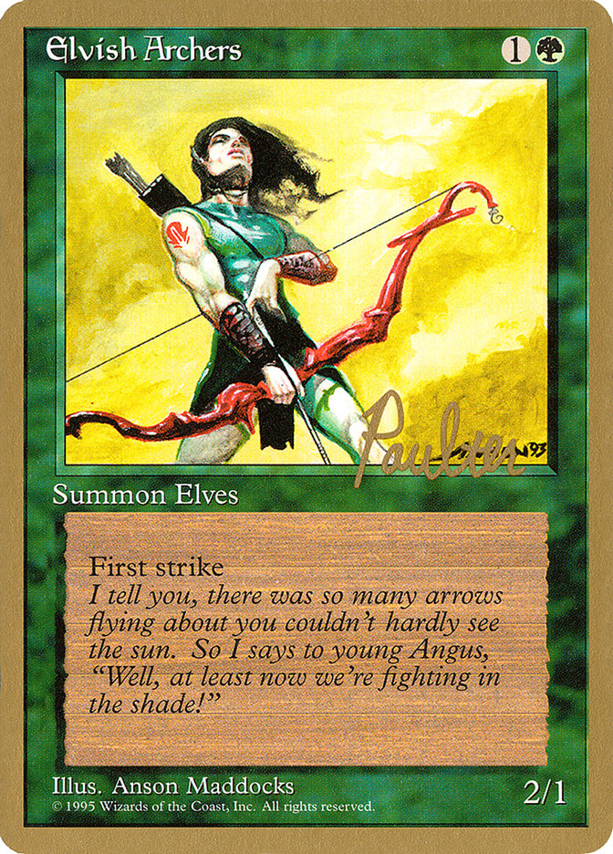 Elvish Archers (Preston Poulter) [Pro Tour Collector Set] | GnG Games