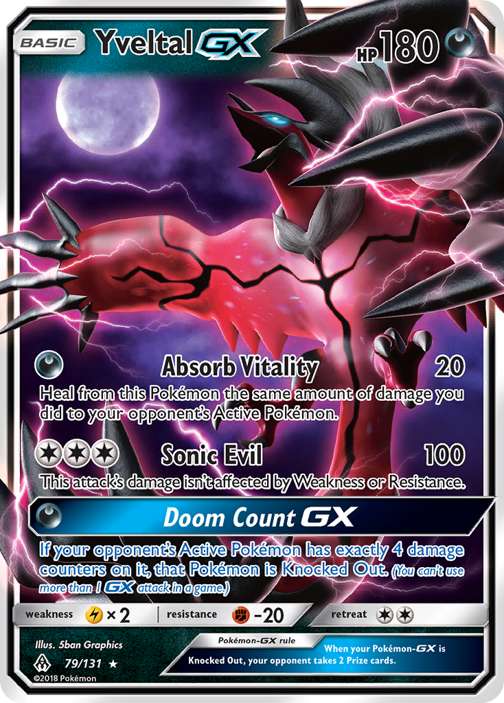 Yveltal GX (79/131) [Sun & Moon: Forbidden Light] | GnG Games