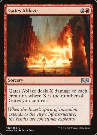 Gates Ablaze [Ravnica Allegiance] | GnG Games