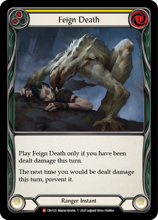 Feign Death [CRU125] 1st Edition Rainbow Foil | GnG Games