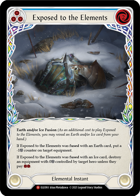 Exposed to the Elements [ELE093] (Tales of Aria)  1st Edition Rainbow Foil | GnG Games