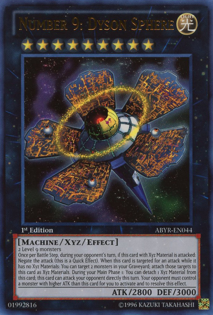 Number 9: Dyson Sphere [ABYR-EN044] Ultra Rare | GnG Games