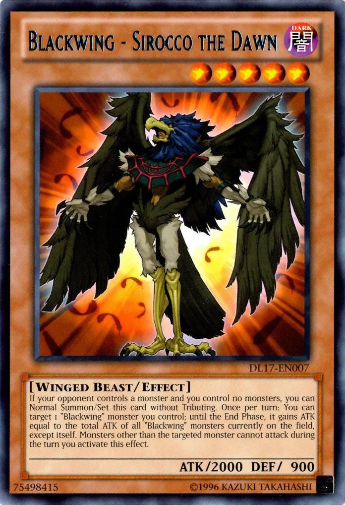 Blackwing - Sirocco the Dawn (Blue) [DL17-EN007] Rare | GnG Games