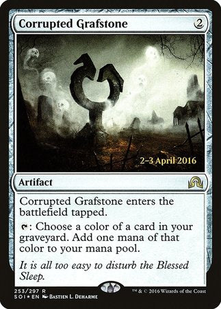 Corrupted Grafstone [Shadows over Innistrad Promos] | GnG Games