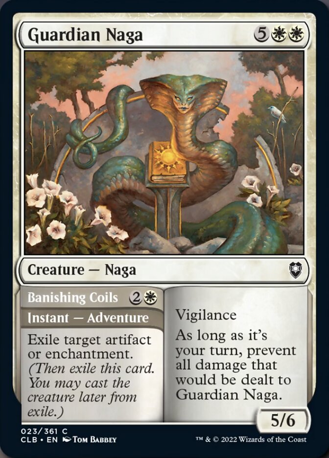 Guardian Naga // Banishing Coils [Commander Legends: Battle for Baldur's Gate] | GnG Games