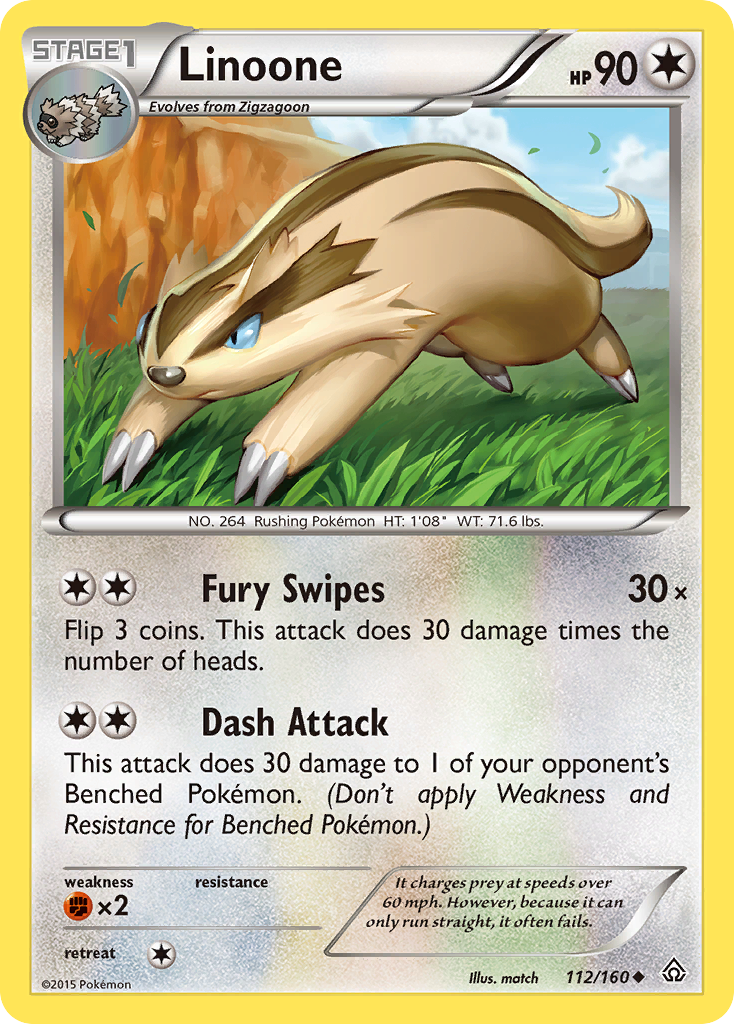 Linoone (112/160) [XY: Primal Clash] | GnG Games