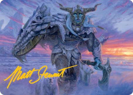 Frost Giant Art Card (Gold-Stamped Signature) [Dungeons & Dragons: Adventures in the Forgotten Realms Art Series] | GnG Games