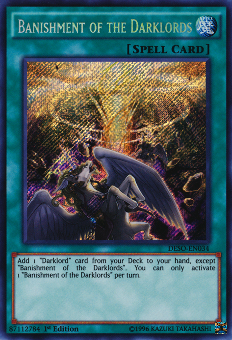 Banishment of the Darklords [DESO-EN034] Secret Rare | GnG Games