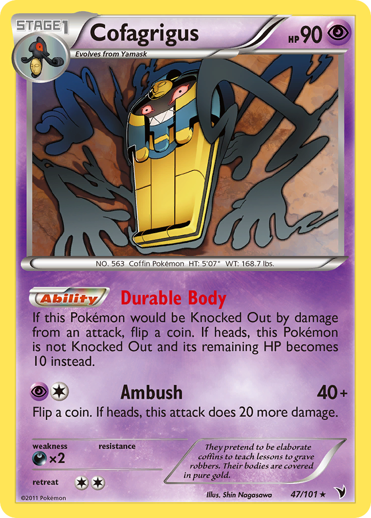 Cofagrigus (47/101) [Black & White: Noble Victories] | GnG Games