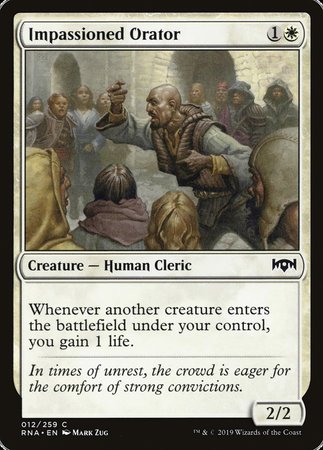 Impassioned Orator [Ravnica Allegiance] | GnG Games
