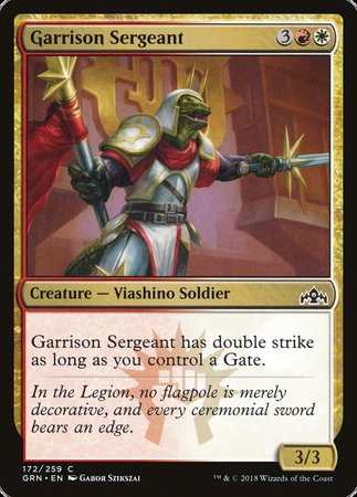 Garrison Sergeant [Guilds of Ravnica] | GnG Games