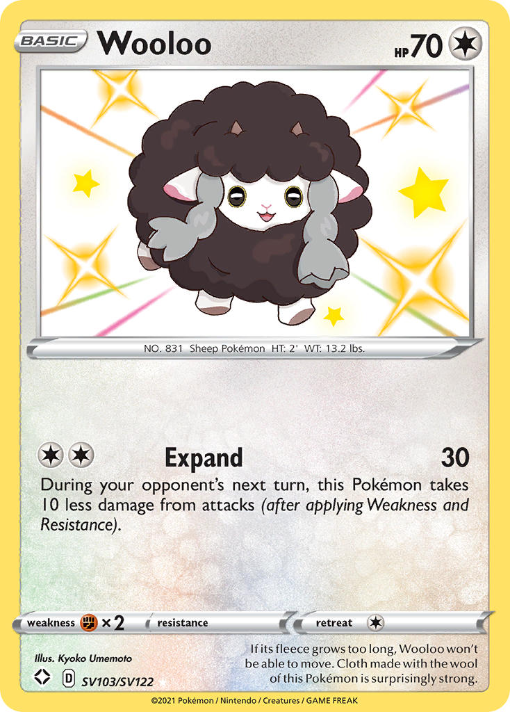 Wooloo (SV103/SV122) [Sword & Shield: Shining Fates] | GnG Games