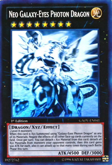 Neo Galaxy-Eyes Photon Dragon [GAOV-EN041] Ghost Rare | GnG Games