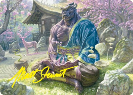 Kosei, Penitent Warlord Art Card (Gold-Stamped Signature) [Kamigawa: Neon Dynasty Art Series] | GnG Games
