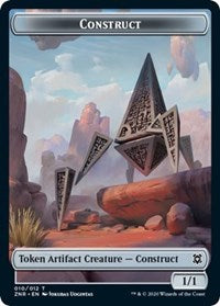 Construct // Drake Double-sided Token [Zendikar Rising Tokens] | GnG Games