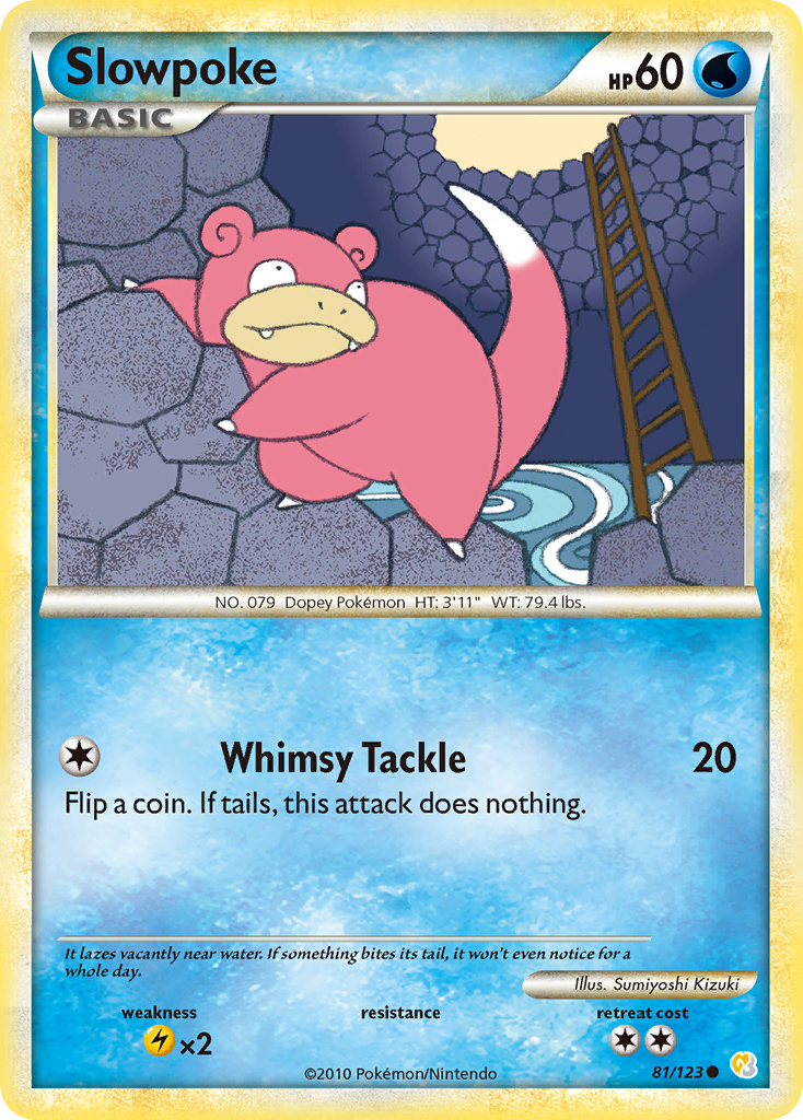 Slowpoke (81/123) [HeartGold & SoulSilver: Base Set] | GnG Games