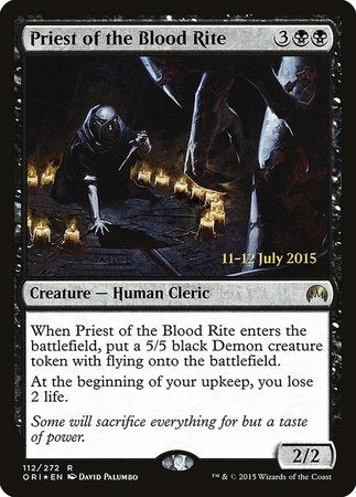 Priest of the Blood Rite [Magic Origins Promos] | GnG Games