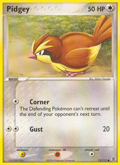 Pidgey (73/112) [EX: FireRed & LeafGreen] | GnG Games