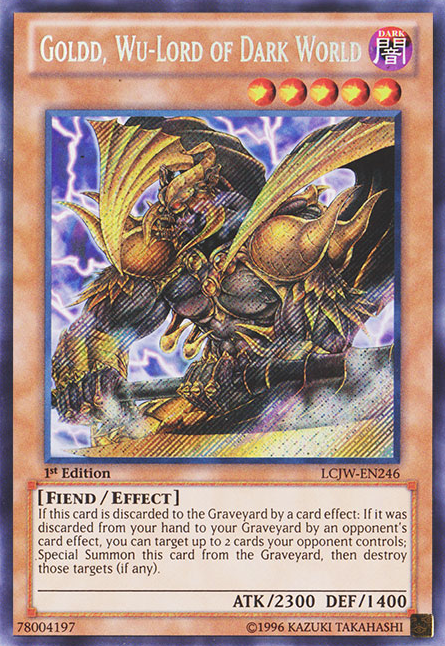 Goldd, Wu-Lord of Dark World [LCJW-EN246] Secret Rare | GnG Games