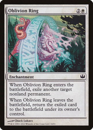 Oblivion Ring [Duel Decks: Knights vs. Dragons] | GnG Games