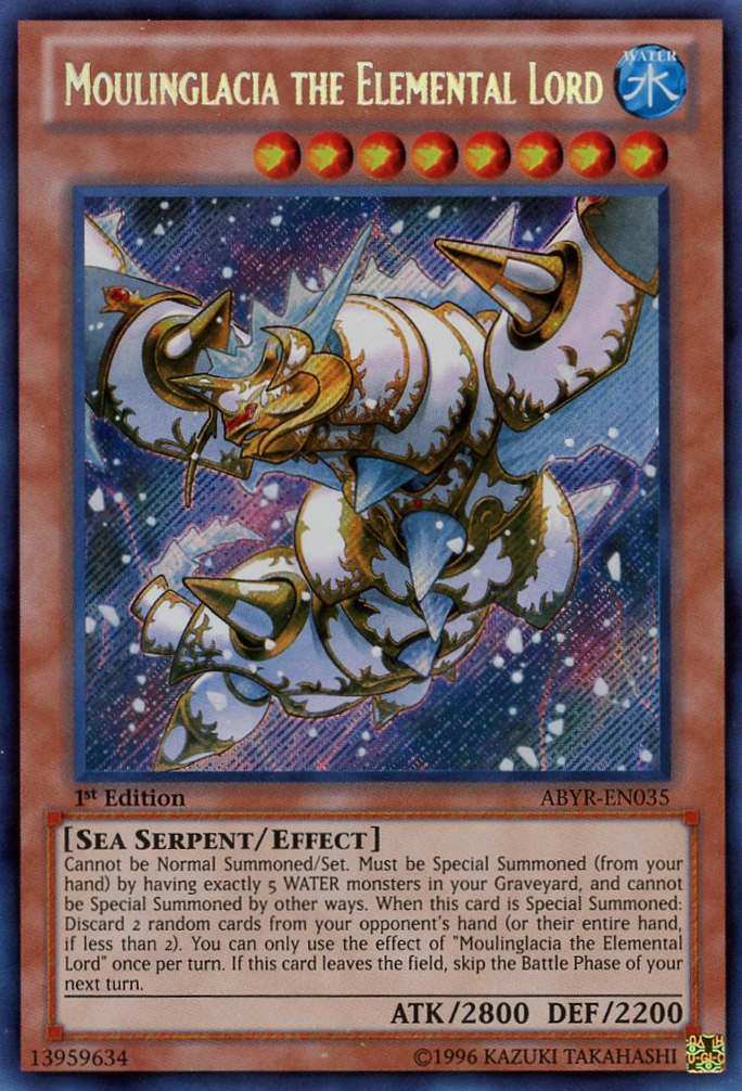 Moulinglacia the Elemental Lord [ABYR-EN035] Secret Rare | GnG Games