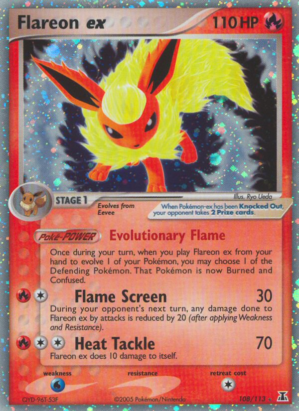 Flareon ex (108/113) [EX: Delta Species] | GnG Games