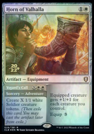 Horn of Valhalla // Ysgard's Call [Commander Legends: Battle for Baldur's Gate Prerelease Promos] | GnG Games