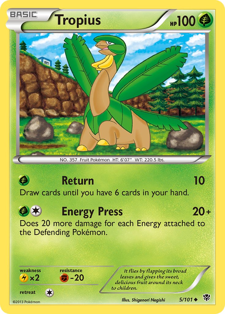 Tropius (5/101) [Black & White: Plasma Blast] | GnG Games