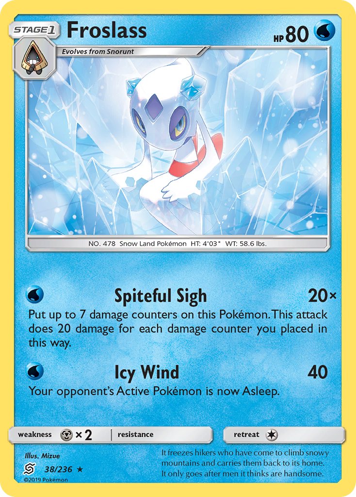 Froslass (38/236) (Theme Deck Exclusive) [Sun & Moon: Unified Minds] | GnG Games