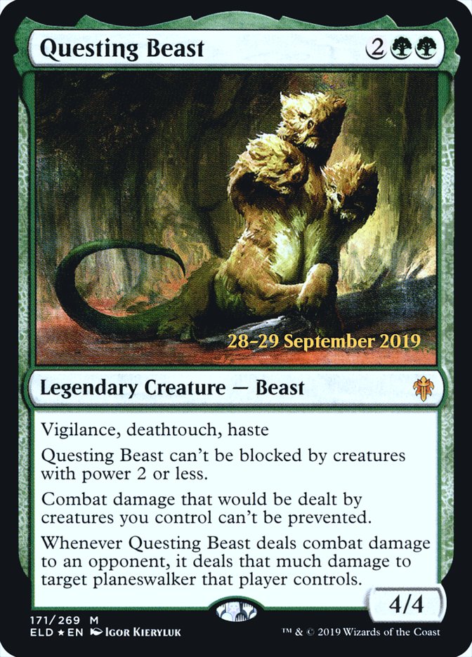 Questing Beast  [Throne of Eldraine Prerelease Promos] | GnG Games